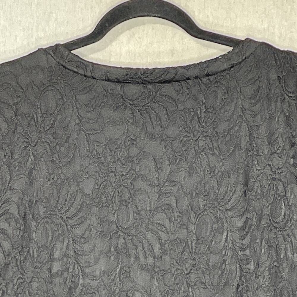 Torrid Midi Dress SZ 3X Solid Black Dark Fairy Grunge Witchy Gothic Whimsigoth - Picture 8 of 14